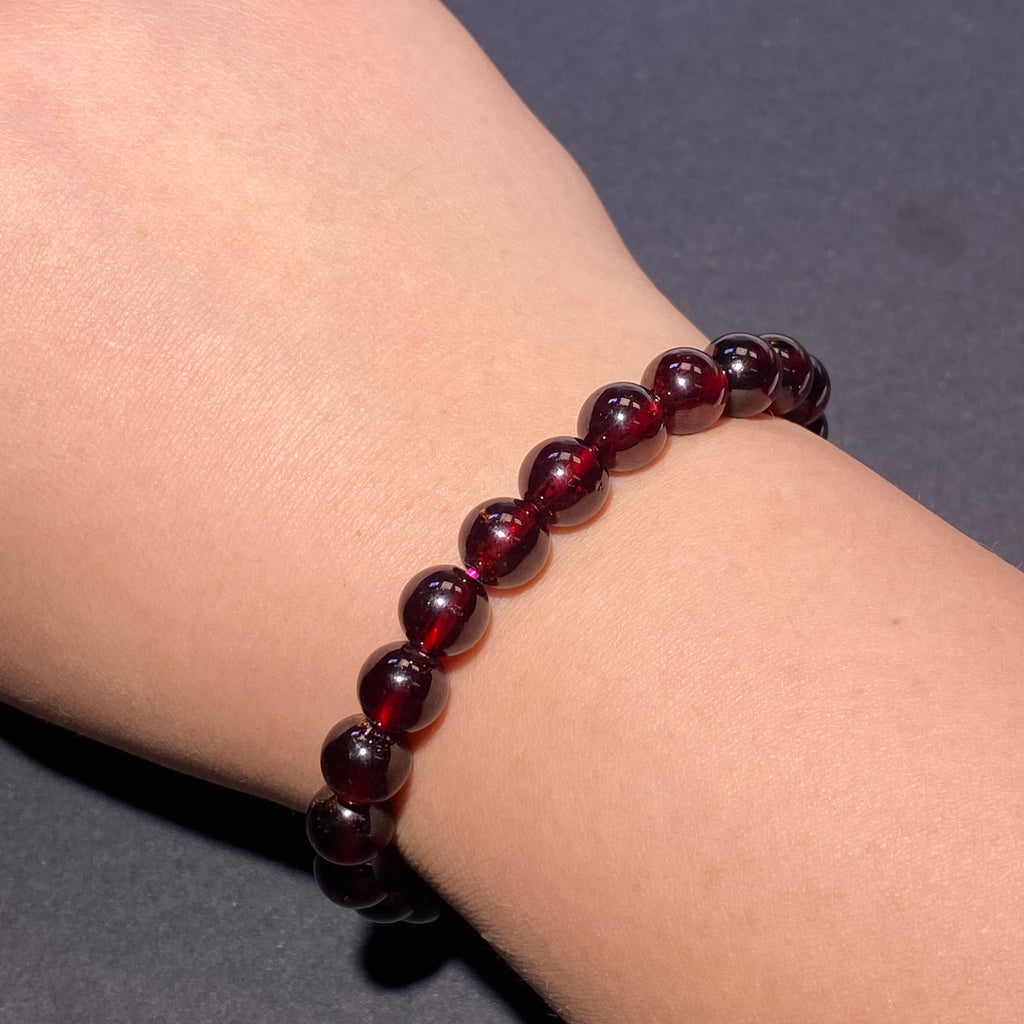 9mm+Garnet Bracelets 15-16.5cm