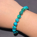 9.7mm+Malachite & Turquoise Symbiotic Bracelets 15-16cm