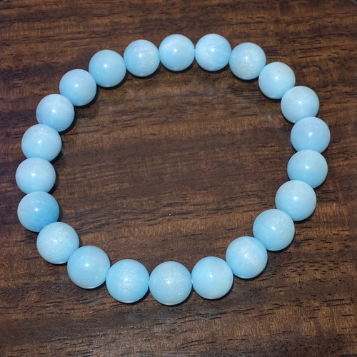 8mm+Hemimorphite Bracelet 15-16cm