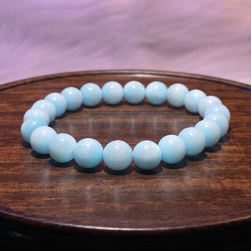 8mm+Hemimorphite Bracelet 15-16cm