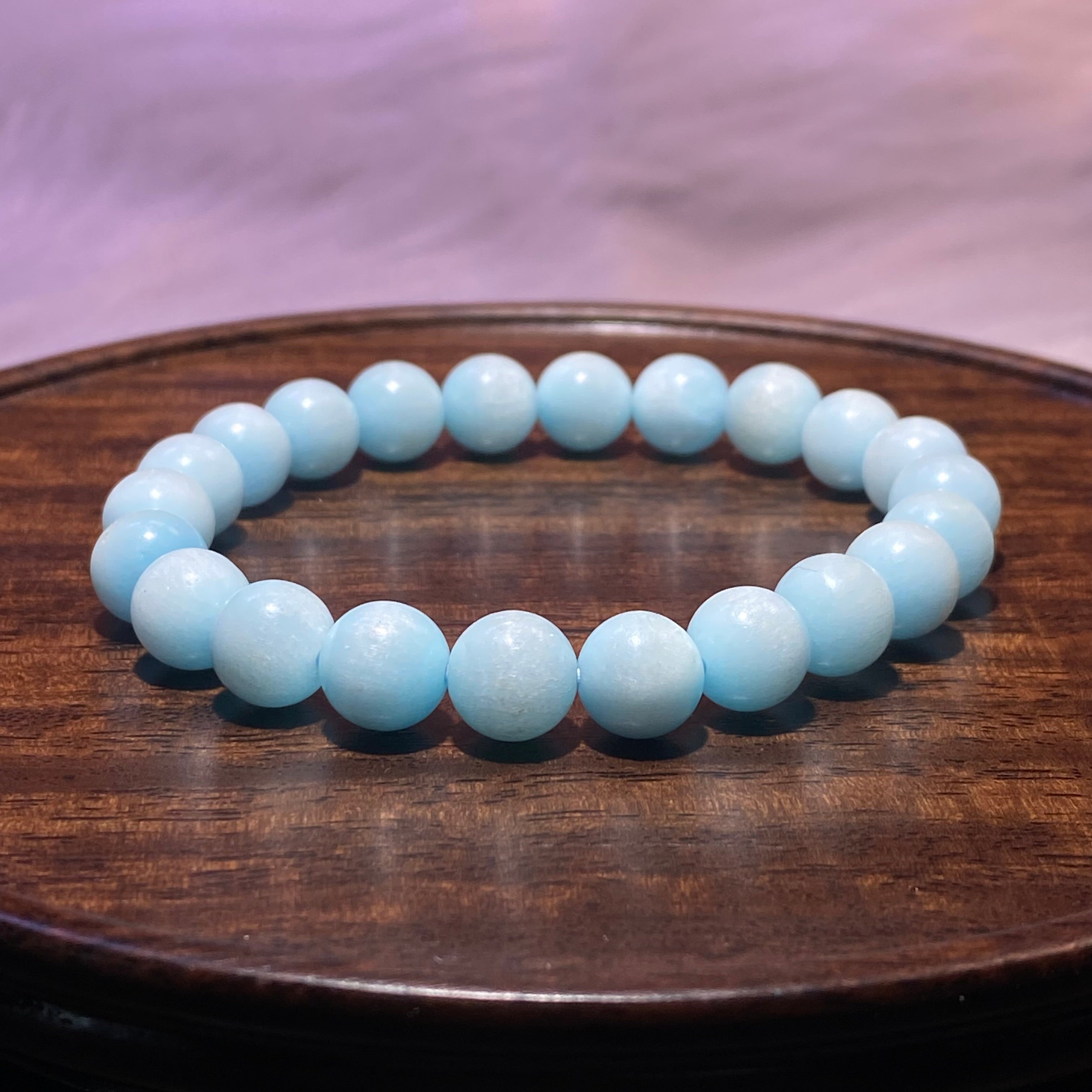 8mm+Hemimorphite Bracelet 15-16cm