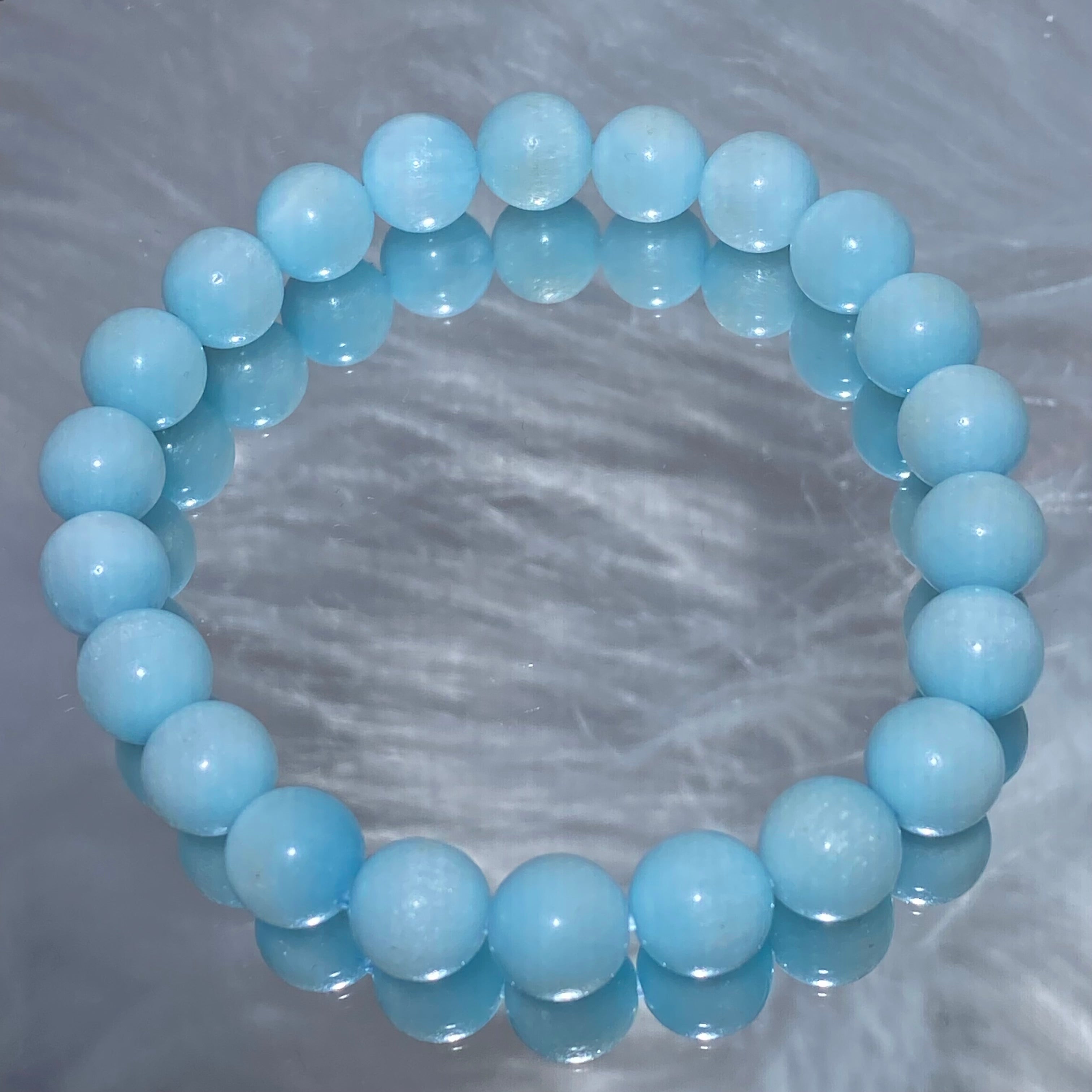 8mm+Hemimorphite Bracelet 15-16cm