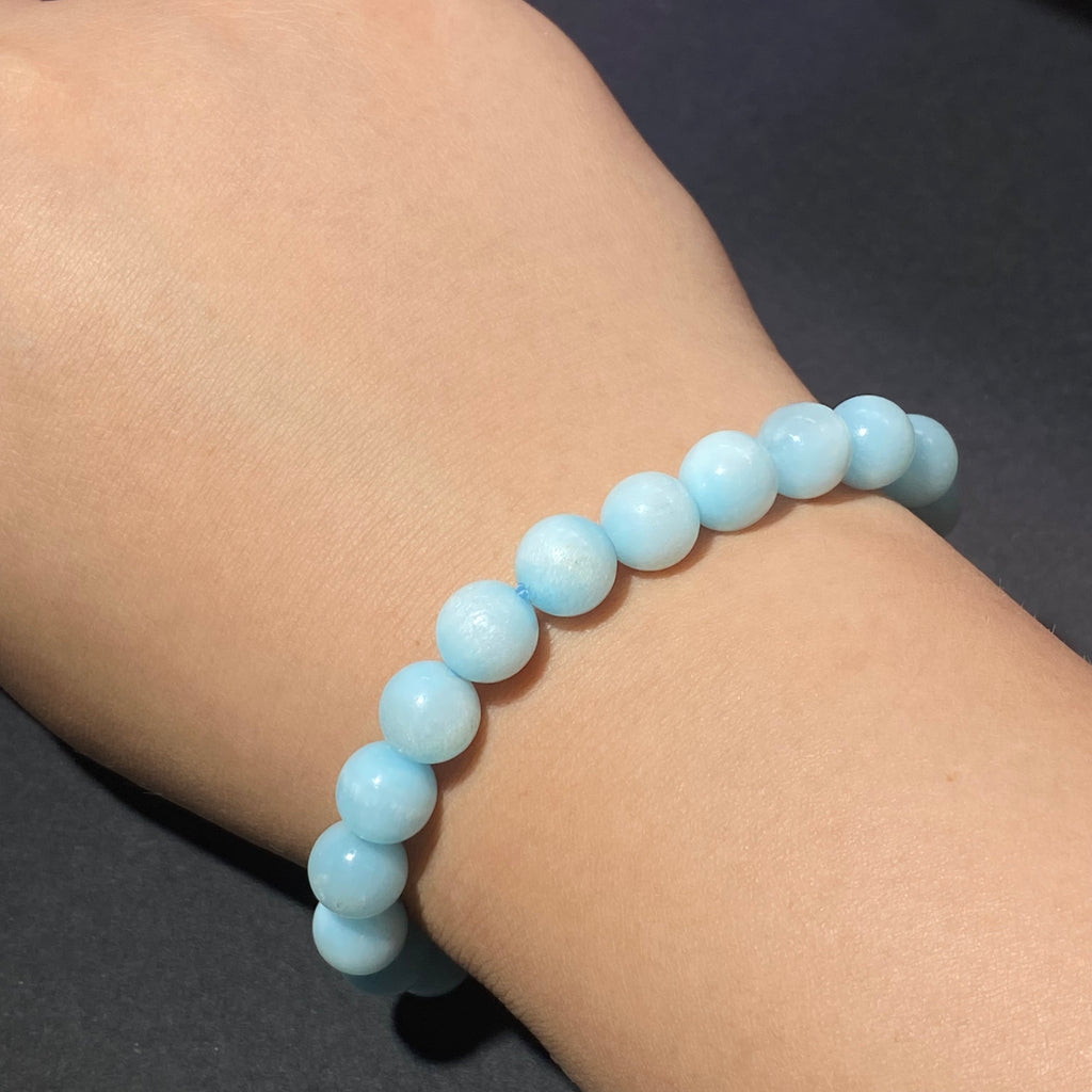 8mm+Hemimorphite Bracelet 15-16cm