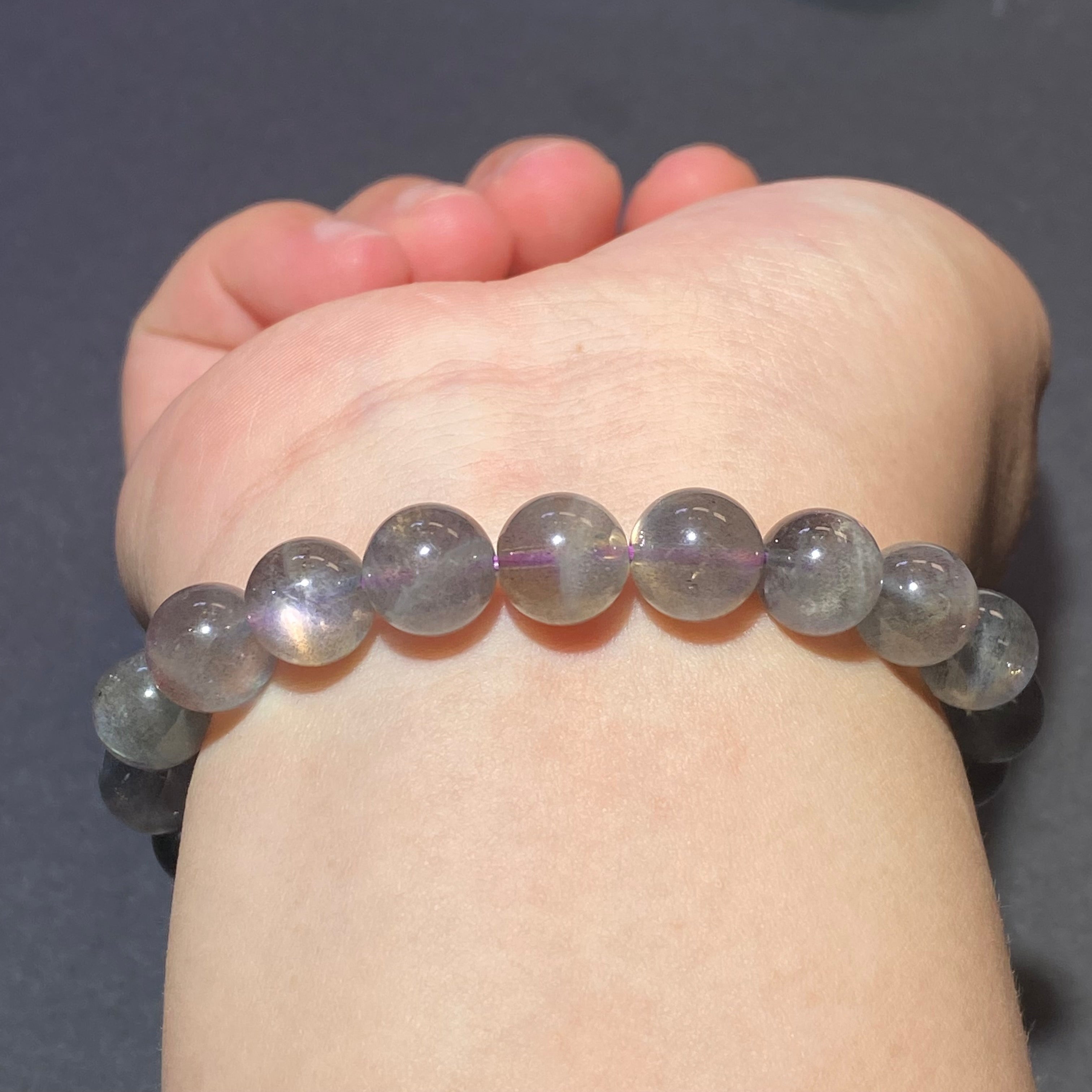 10mm+Purple Labradorite 15-16cm