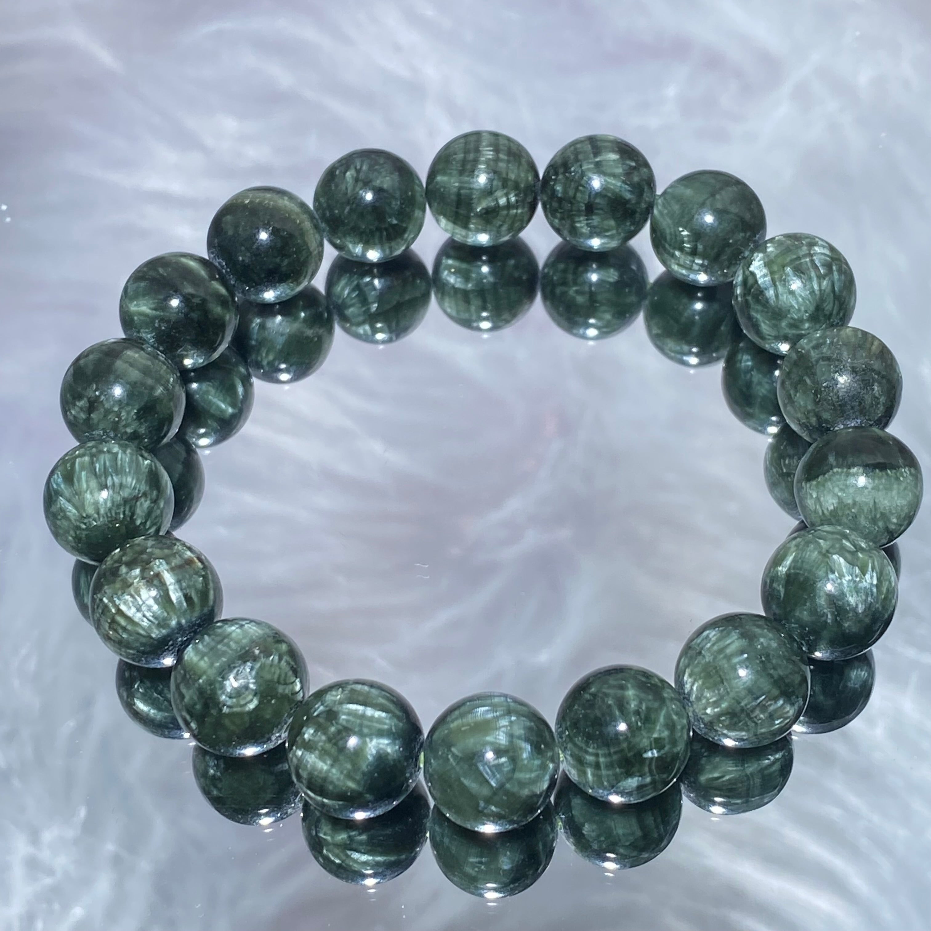 9mm+Seraphinite Bracelets 16cm