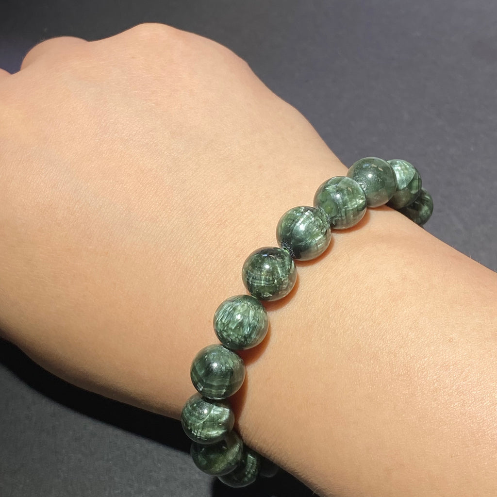9mm+Seraphinite Bracelets 16cm