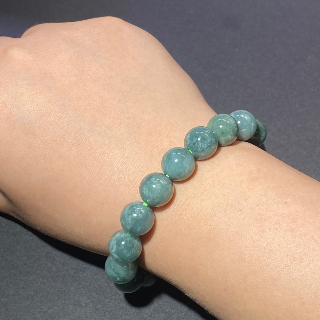 Blue Water Jadeite Bracelets 15-16cm