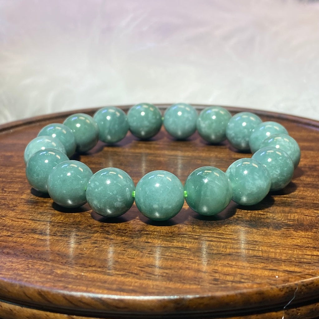 Blue Water Jadeite Bracelets 15-16cm
