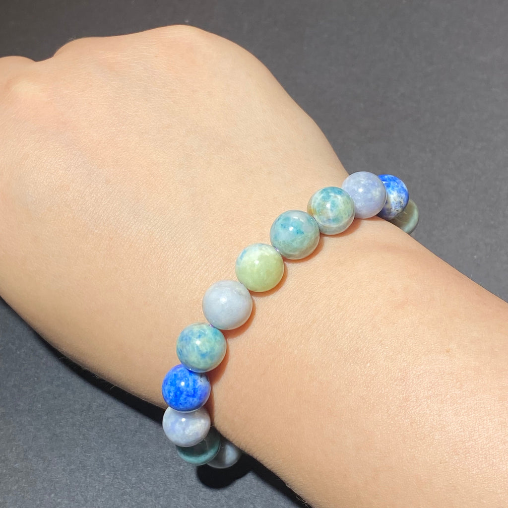 Sodalite Beaded Bracelet 15-16cm