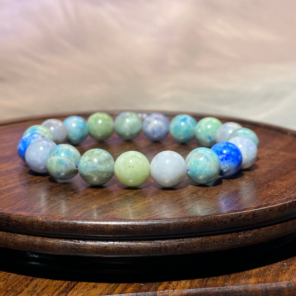 Sodalite Beaded Bracelet 15-16cm