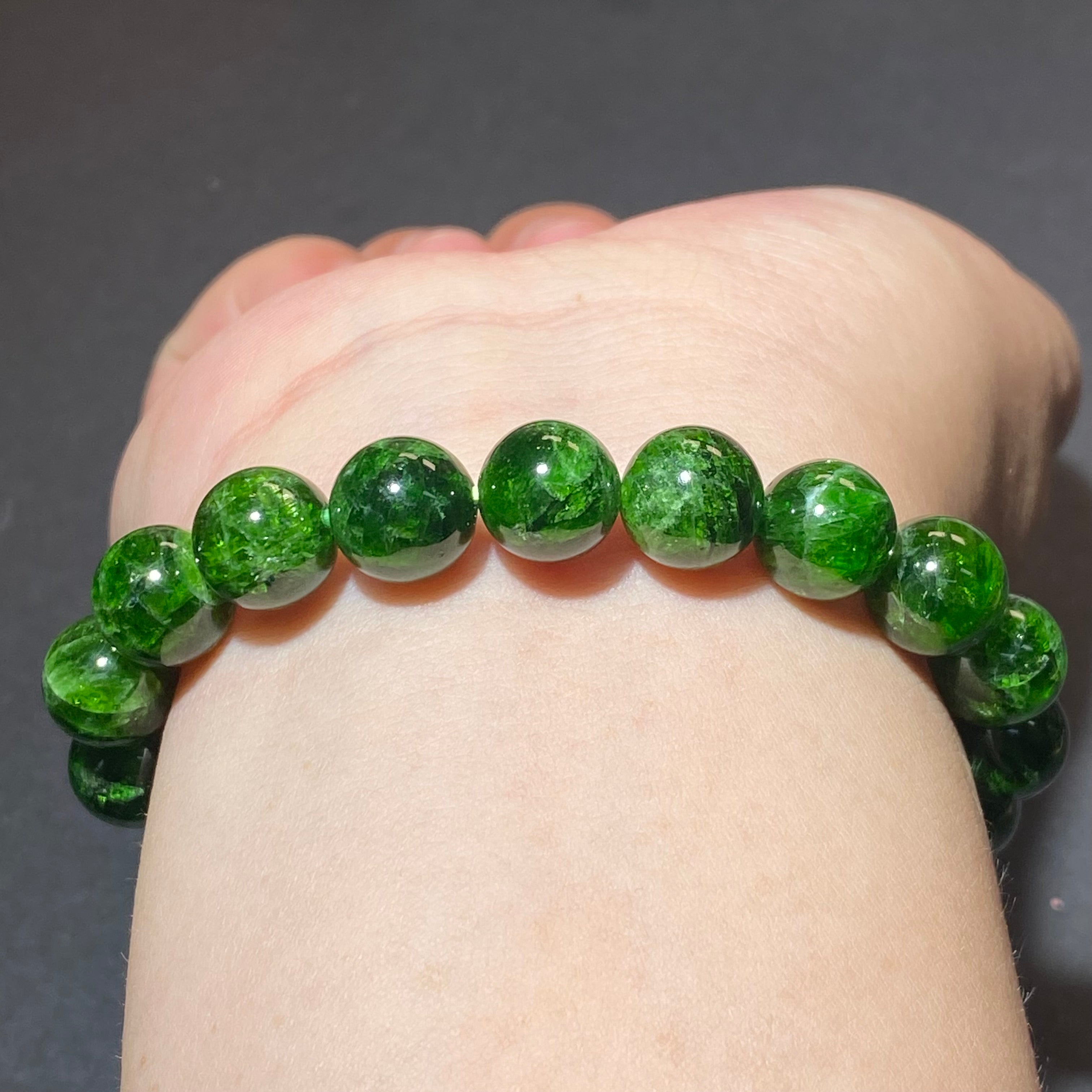 Natural Diopside Bracelets 15-16.5cm