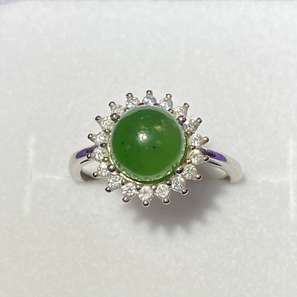 Natural Jadeite s925 Ring