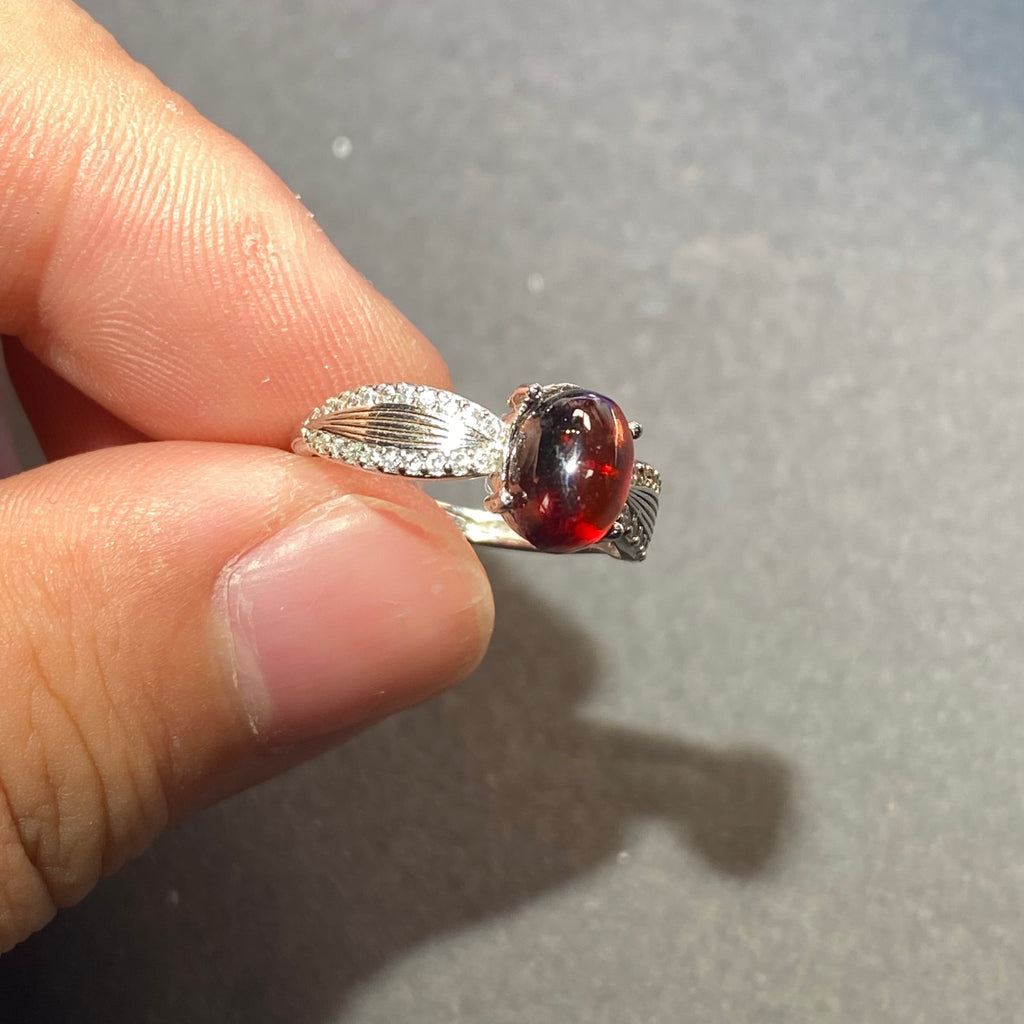 Natural Garnet s925 Ring