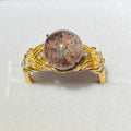 Natural Ghost Quartz s925 Ring