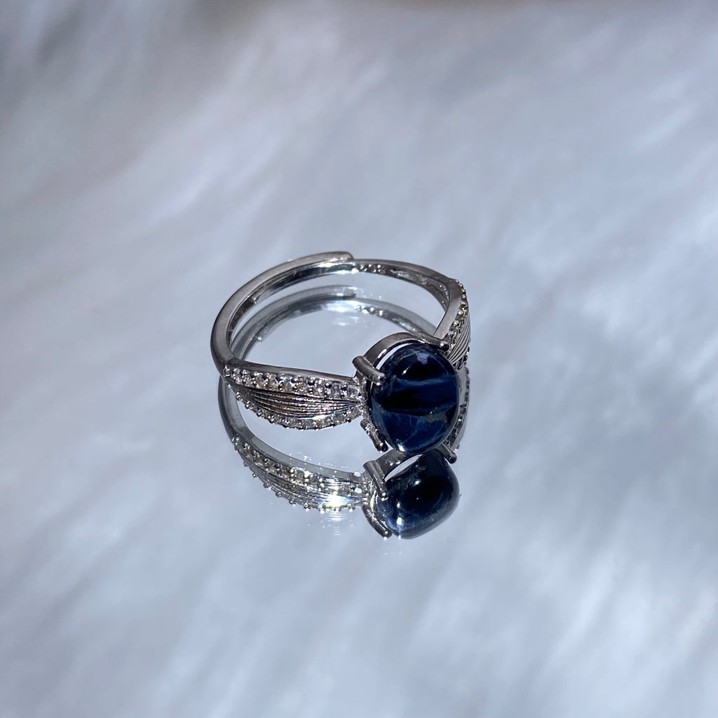 Natural Pietersite S925 Ring