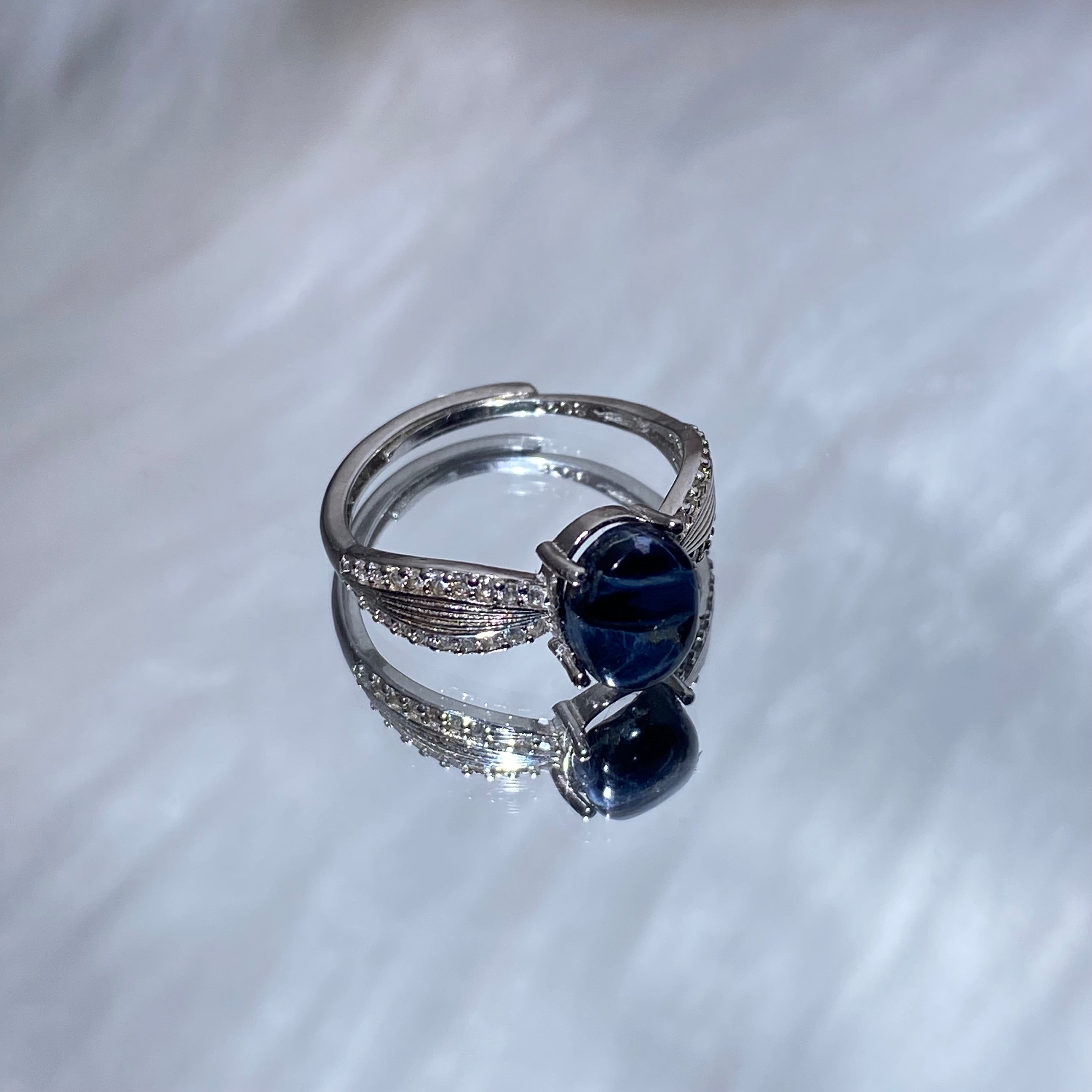 Natural Pietersite S925 Ring