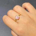 S925 Natural  kunzite