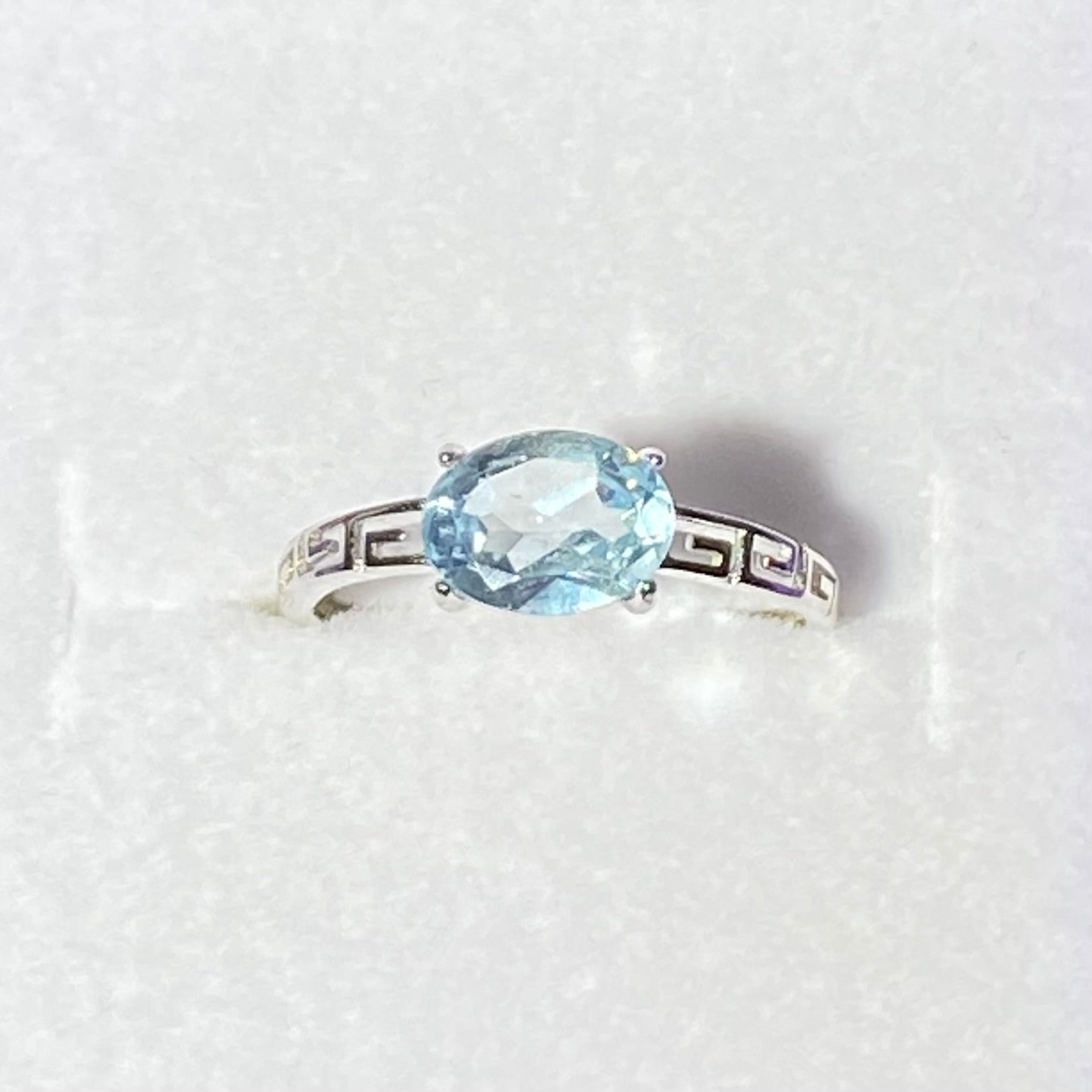 Natural Aquamarine S925 Ring