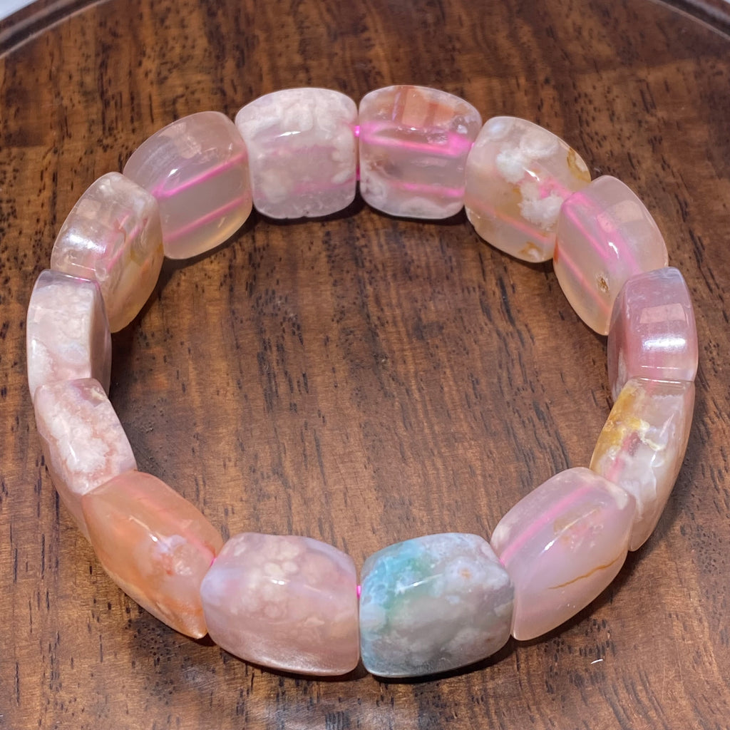 Natural Flower Agate 15-17cm