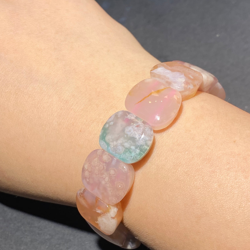 Natural Flower Agate 15-17cm