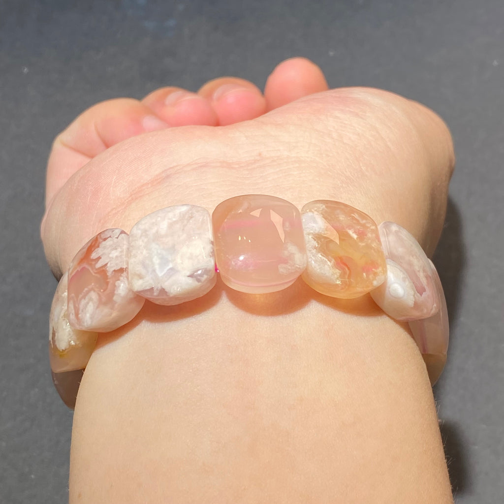 Natural Flower Agate 15-17cm