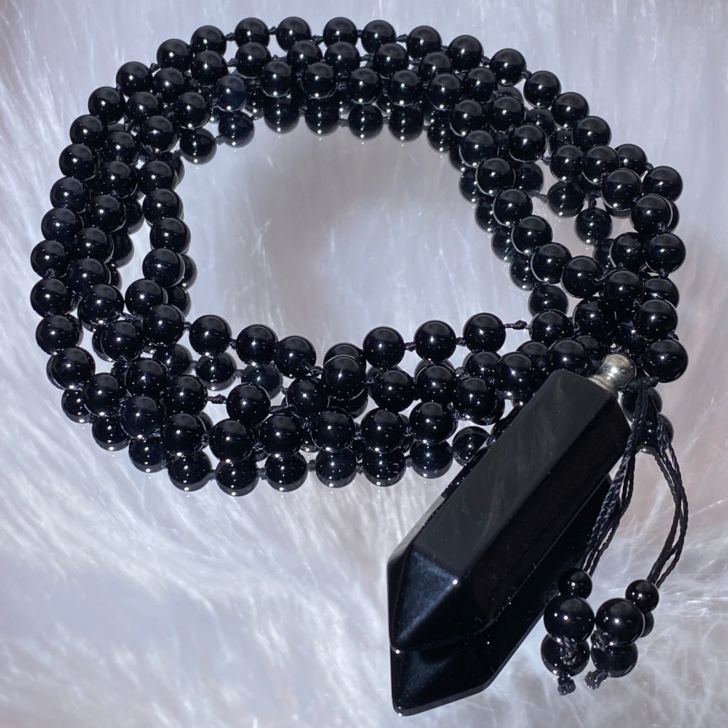 Natural Black Agate Necklaces