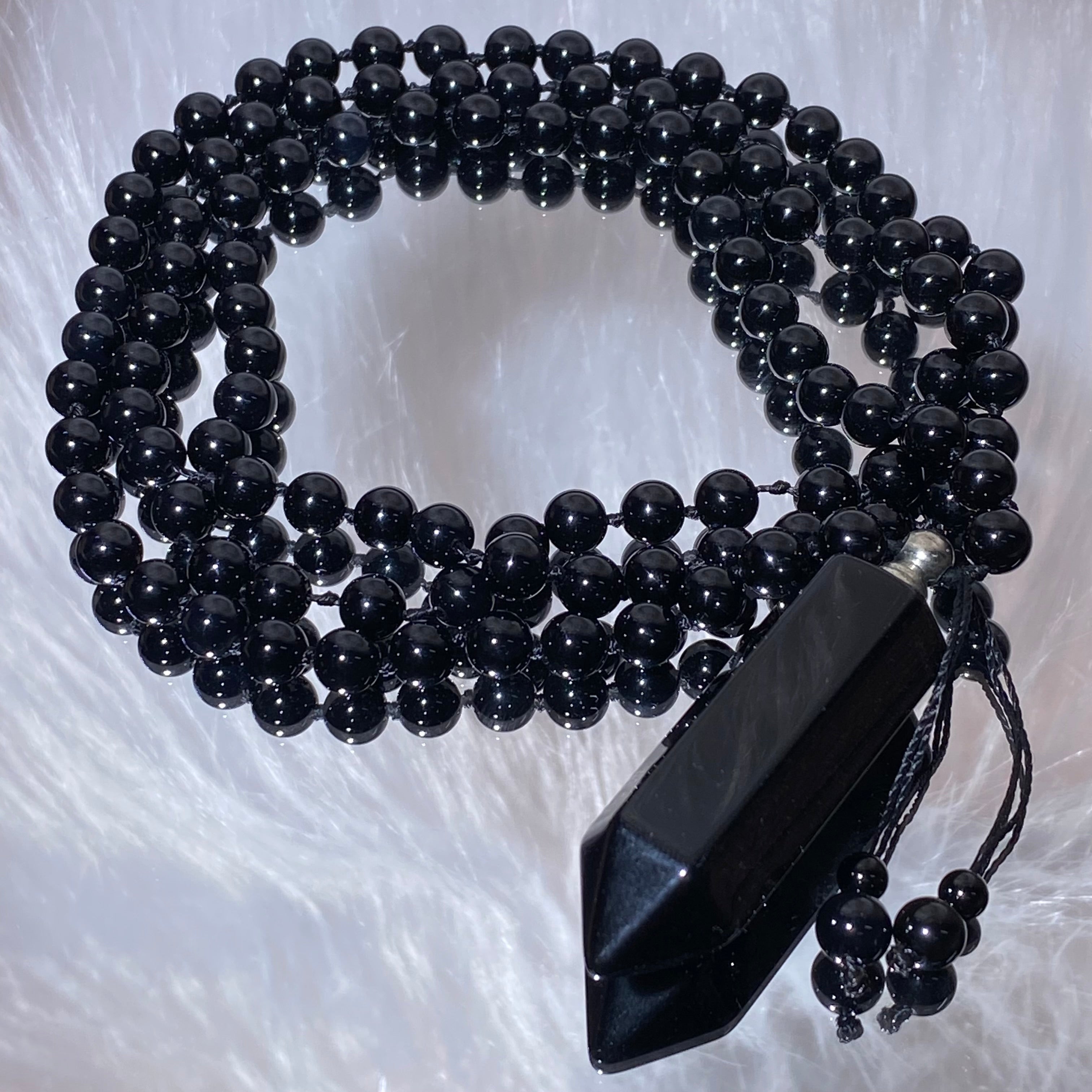 Natural Black Agate Necklaces