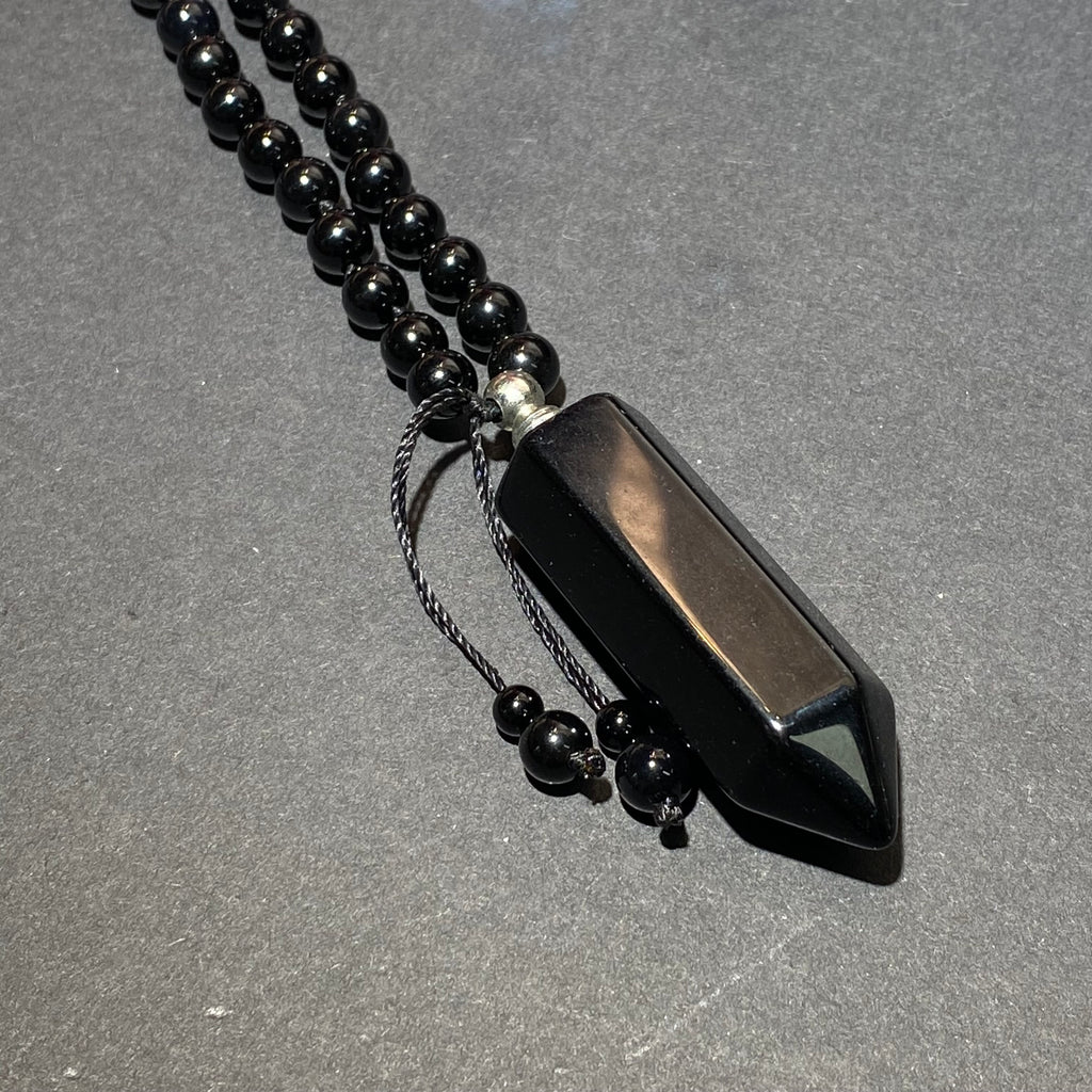 Natural Black Agate Necklaces