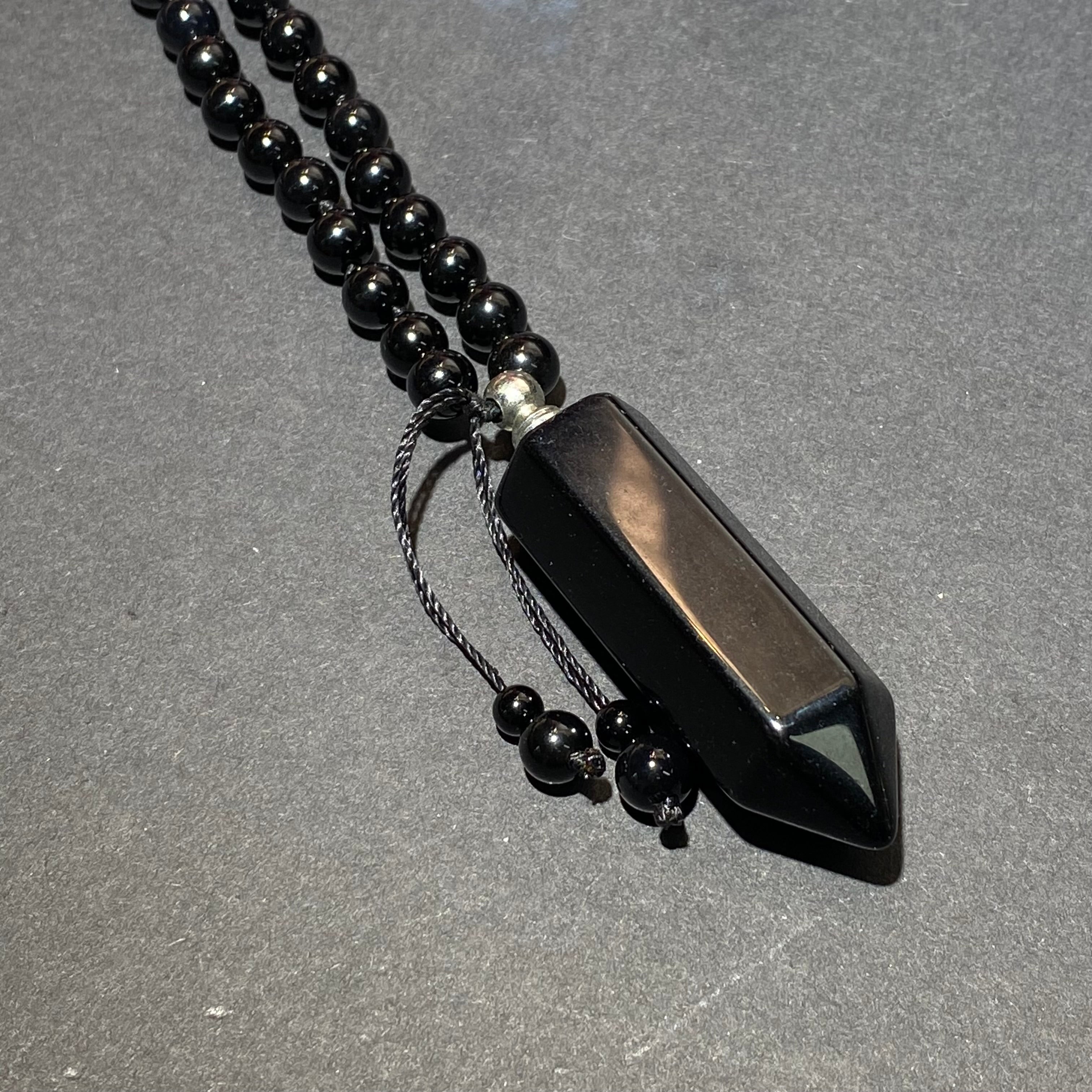 Natural Black Agate Necklaces