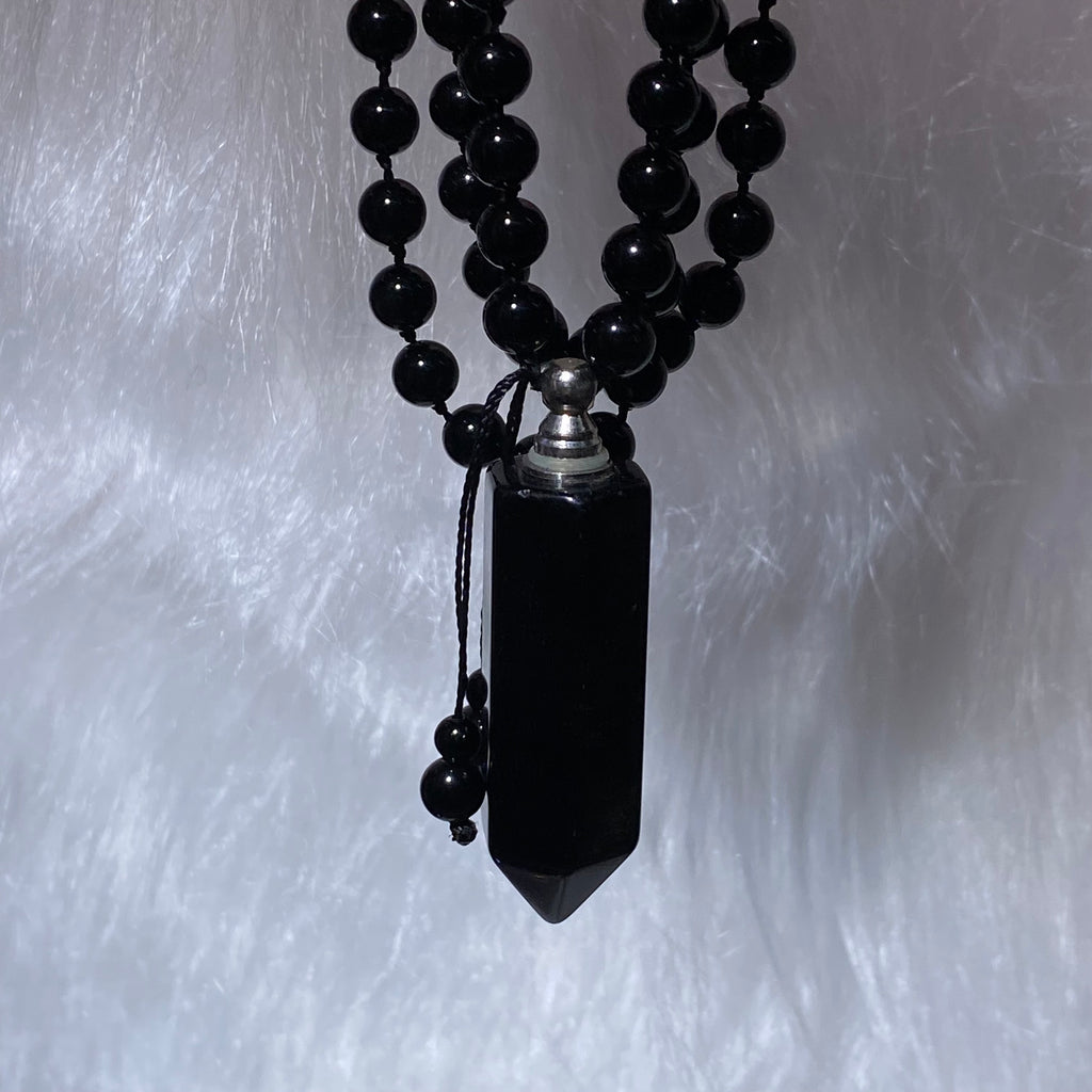 Natural Black Agate Necklaces