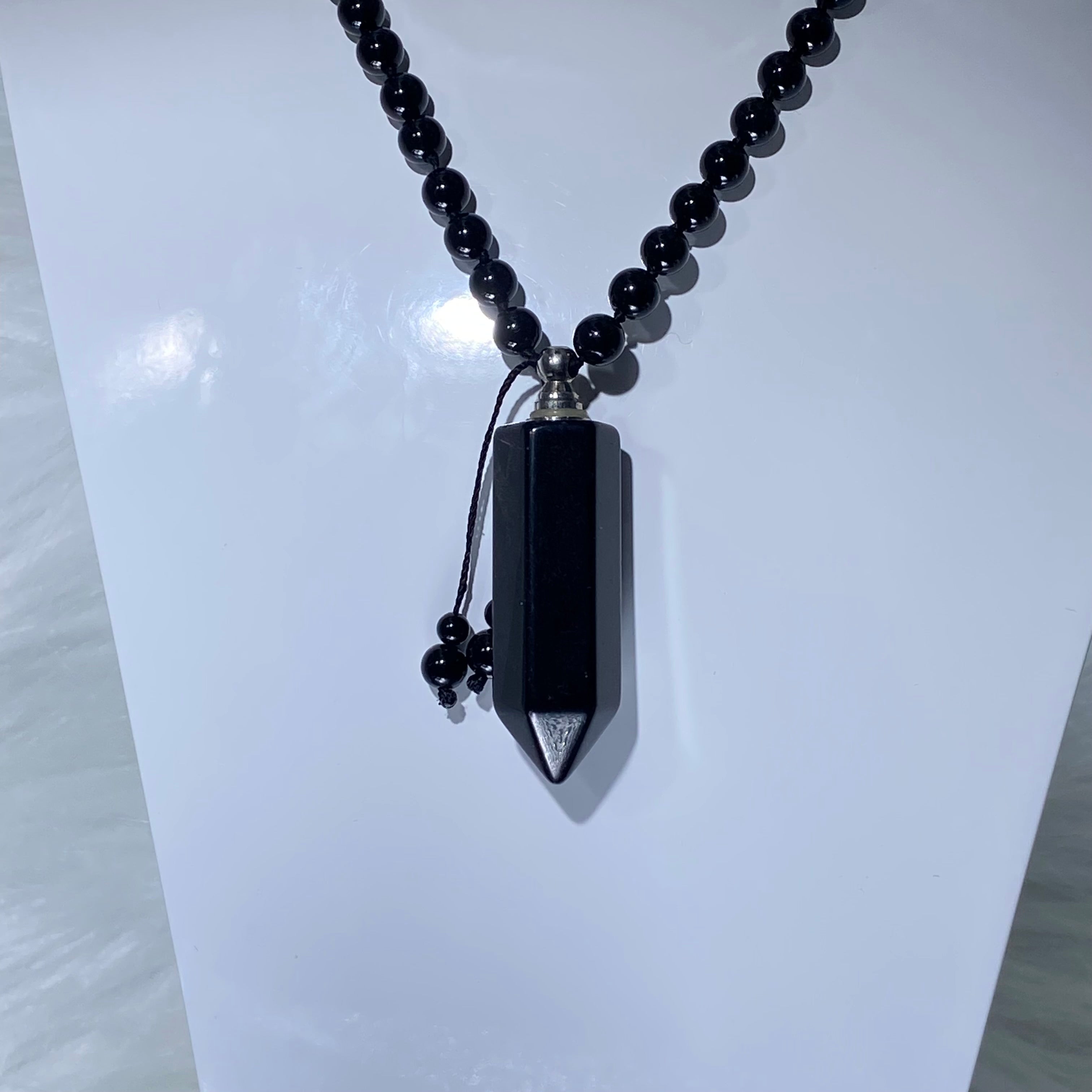 Natural Black Agate Necklaces