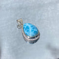 Natural Larimar s925 Pendant