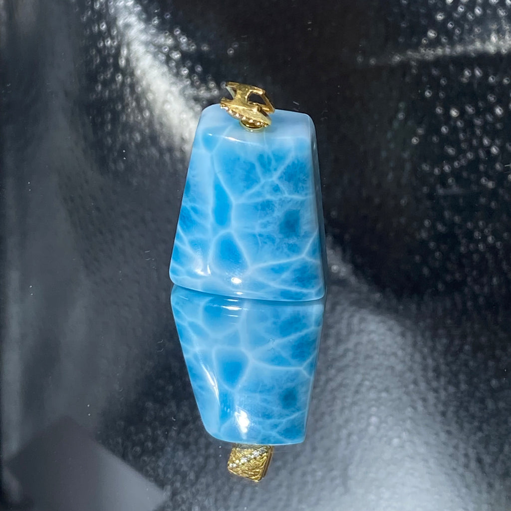 Natural Larimar s925 Pendant
