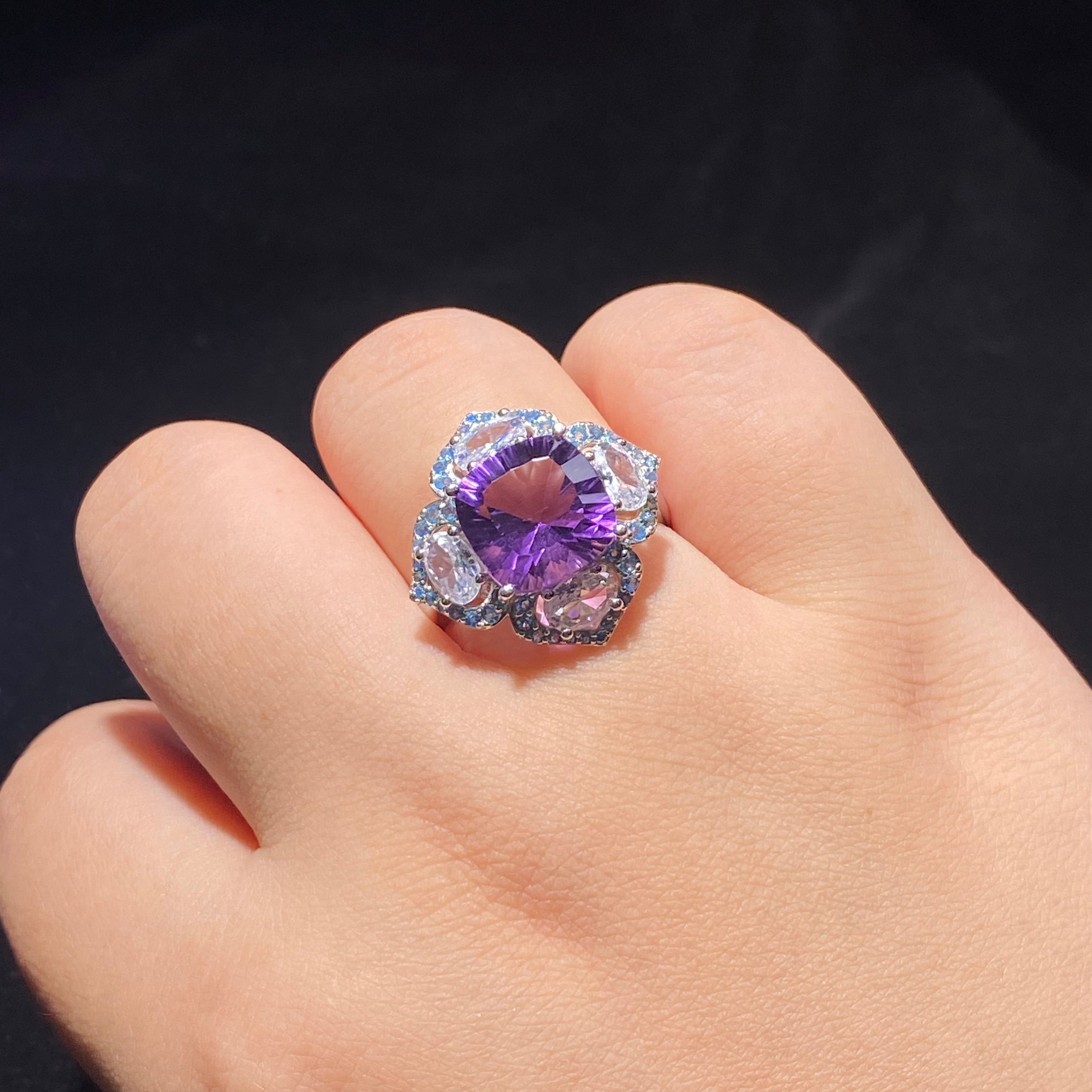 Amethyst Sterling Silver 925 Ring