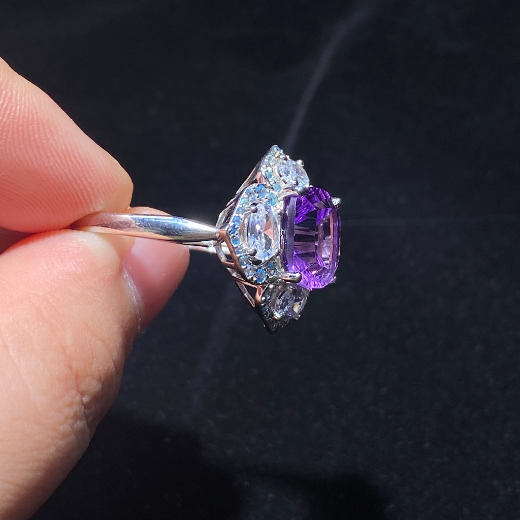 Amethyst Sterling Silver 925 Ring