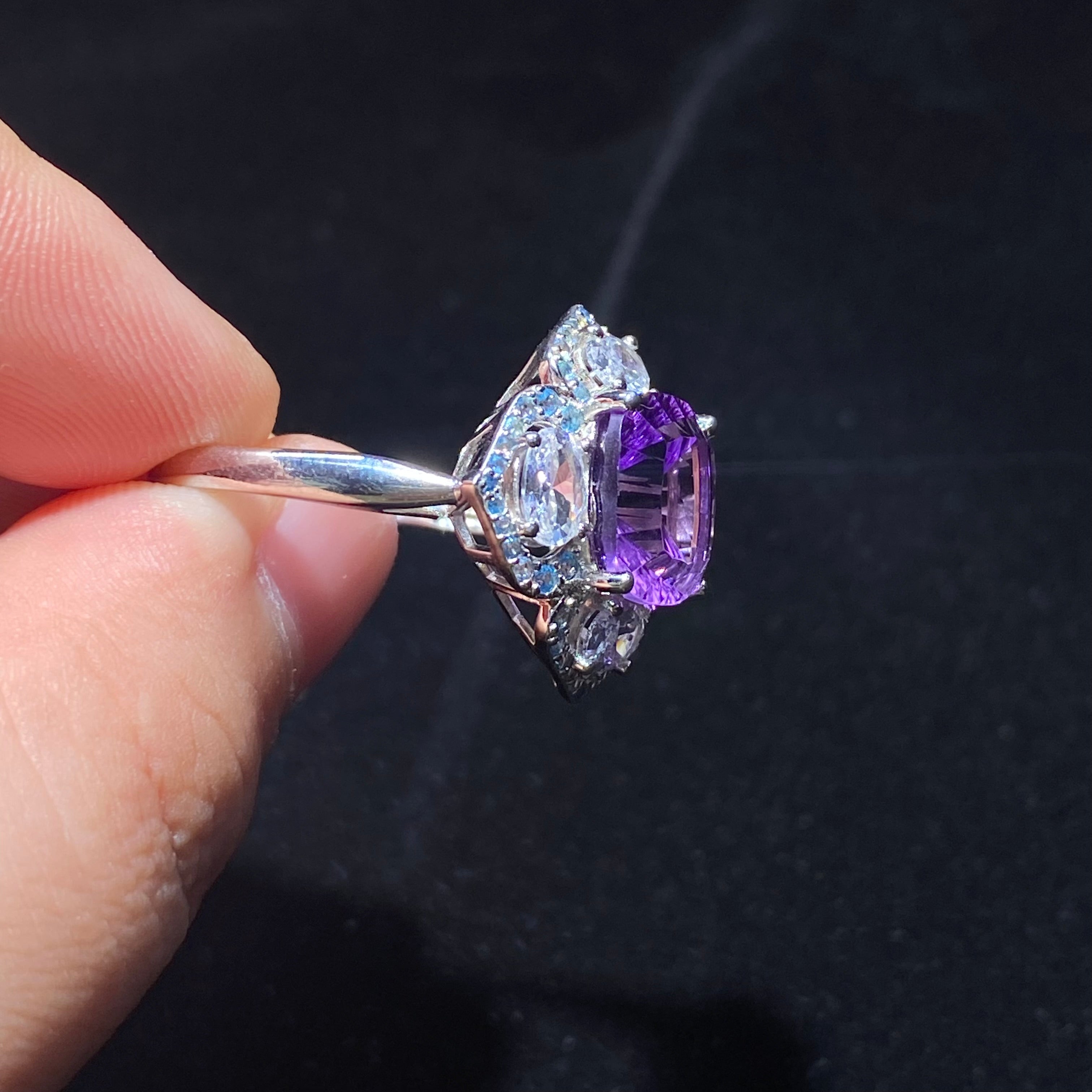 Amethyst Sterling Silver 925 Ring