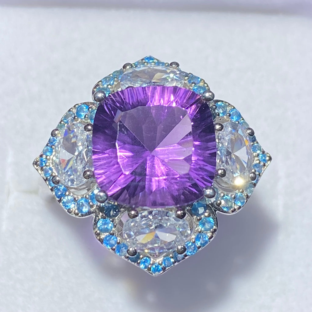 Amethyst Sterling Silver 925 Ring