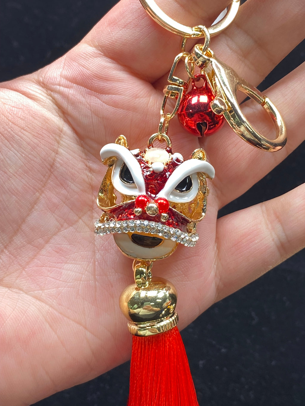 Traditional Chinese Lion Dance Keychain