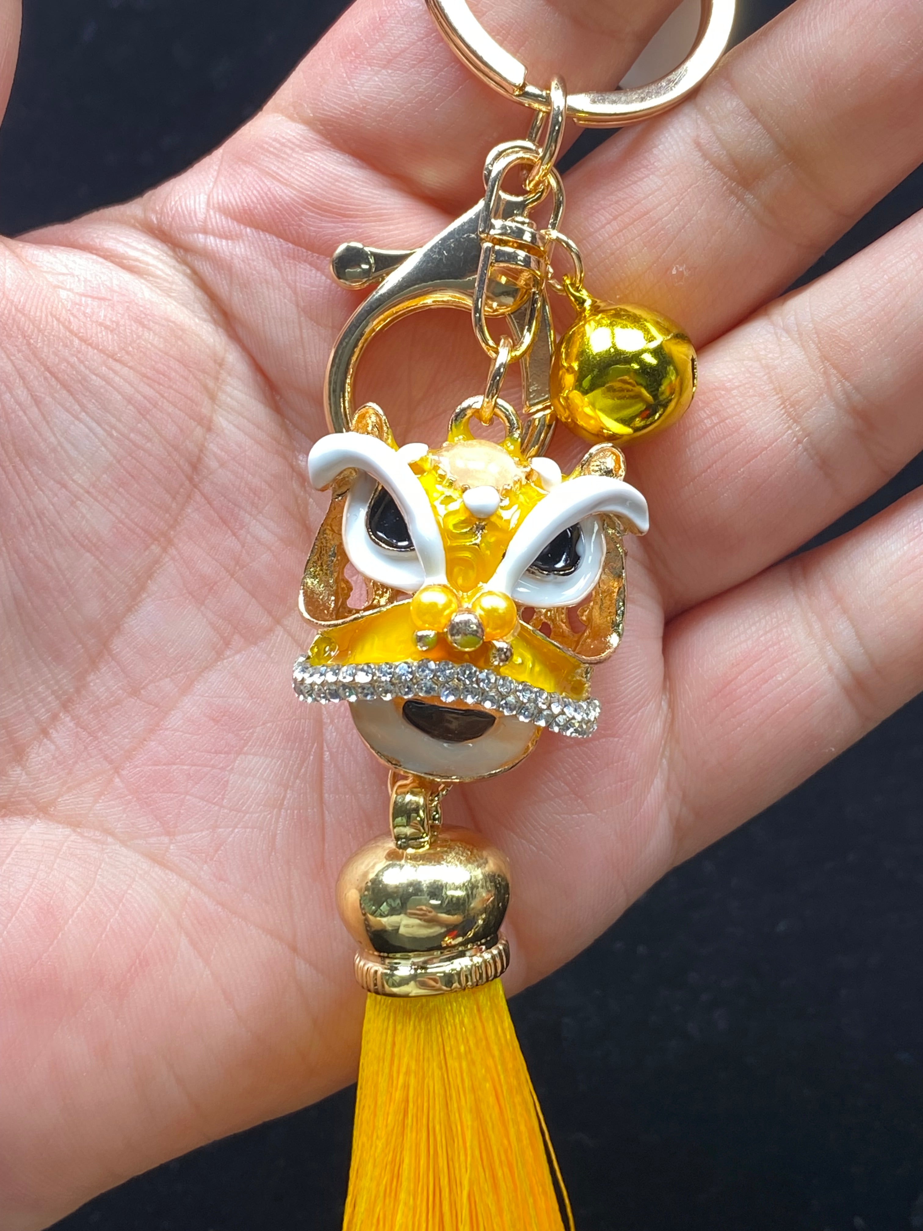 Traditional Chinese Lion Dance Keychain